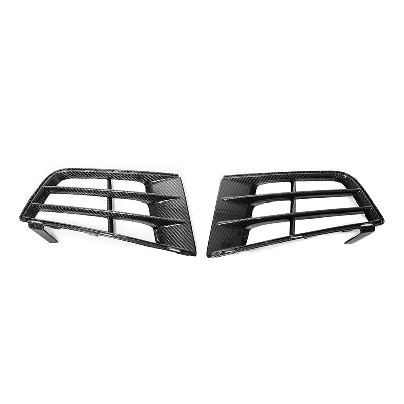 Cadillac CTS-V V3 Dry Carbon Fiber Front Grille Insert Set 2016-2019
