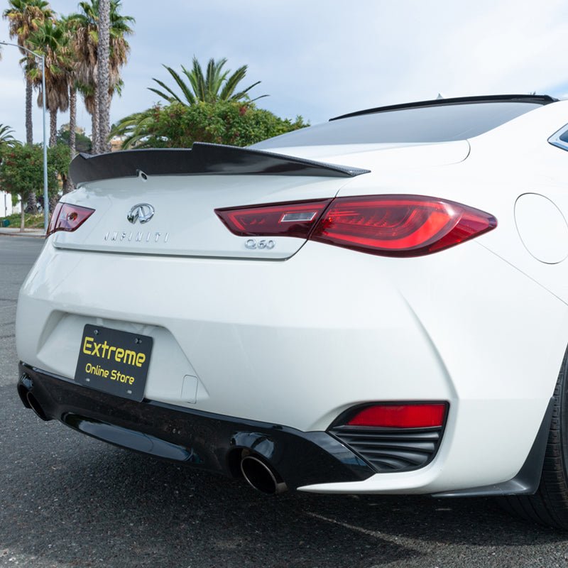 Infiniti Q60 High Kick Carbon Fiber Rear Spoiler 2017-Up