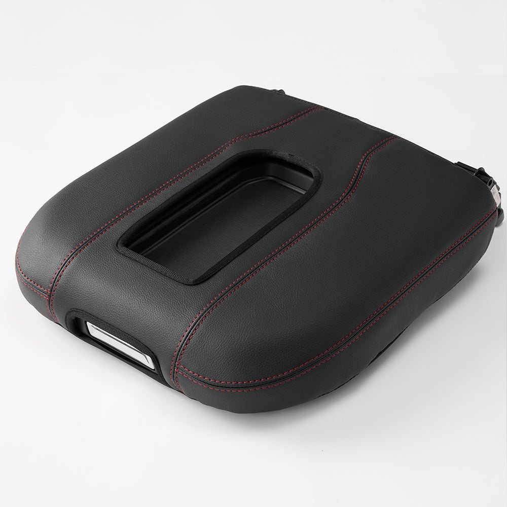 GMC Sierra T1XX Leather Center Console Lid Armrest Cover 2019-2026