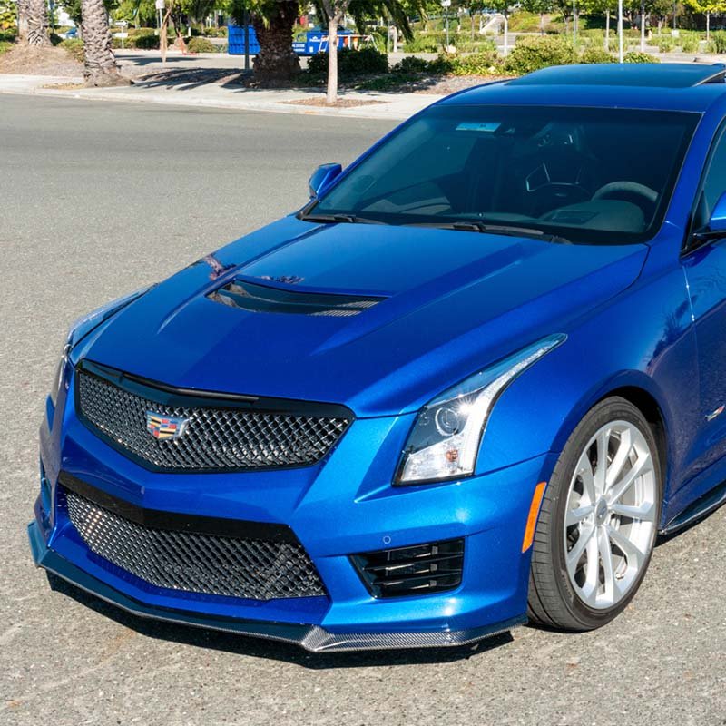 Cadillac ATS-V Alpha Carbon Fiber Front Lip Splitter 2016-2019