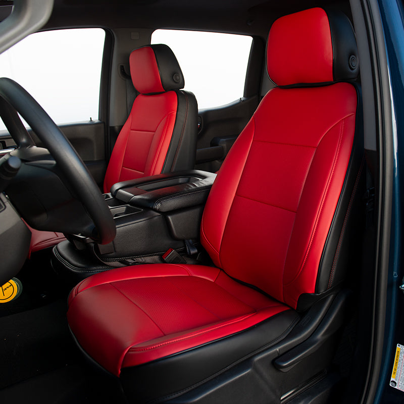 2019-up-chevrolet-silverado-custom-leather-interior-seat-coversCrew Cab | Double Cab W/ Standard Center Console