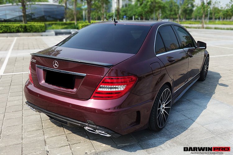 2008 - 2014 Mercedes Benz C Class W204 Sedan Trunk Spoiler