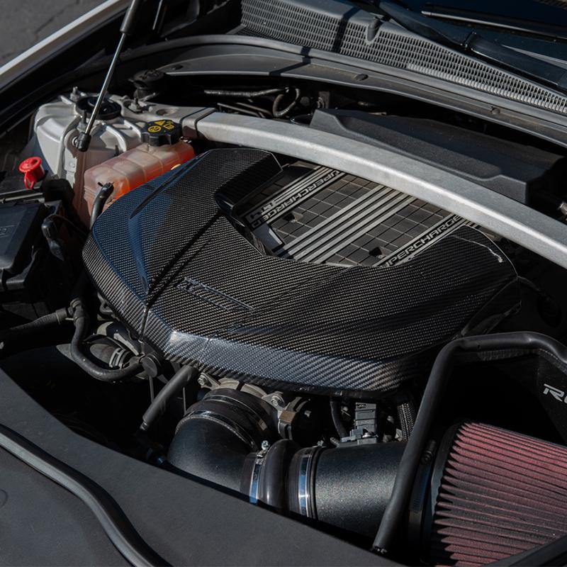 2016-Up Cadillac CTS-V Carbon Fiber Front Engine Cover - Extreme Online Store