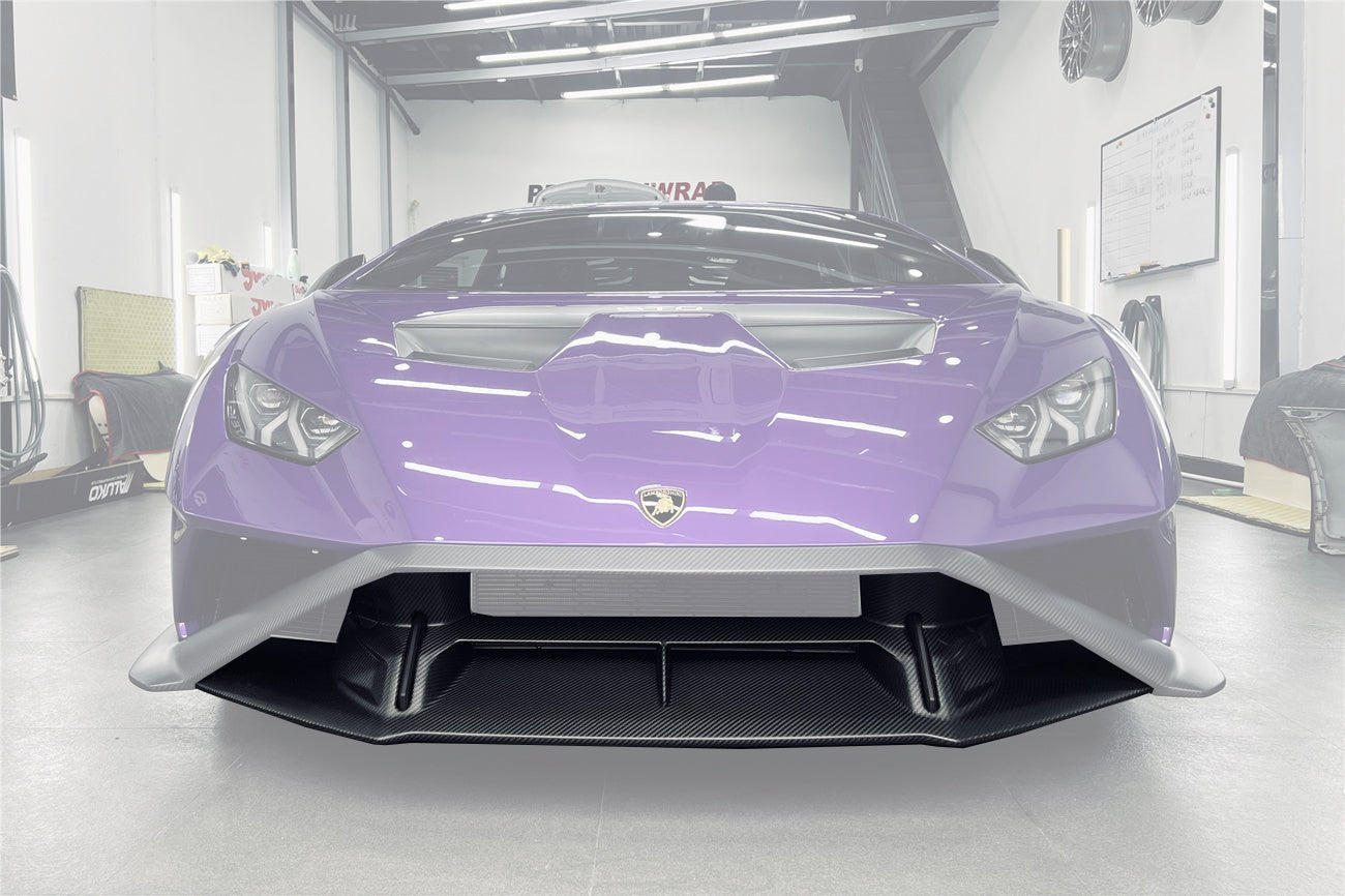 2021 - 2025 Lamborghini Huracan STO Dry Carbon Fiber Down-Front Lip