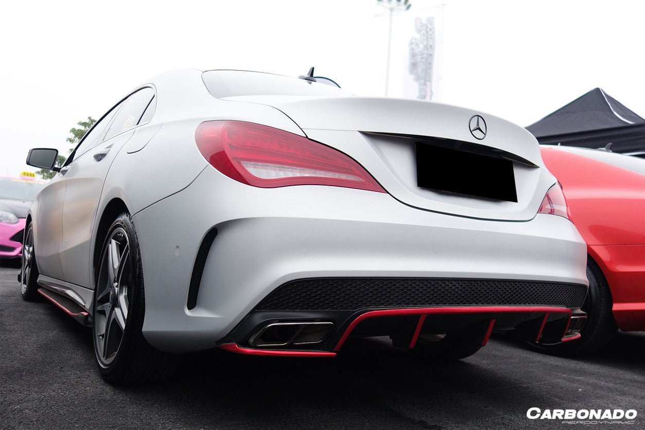 2013 - 2016 Mercedes Benz W117 CLA Sport / CLA45 AMG RZS Style Rear Diffuser