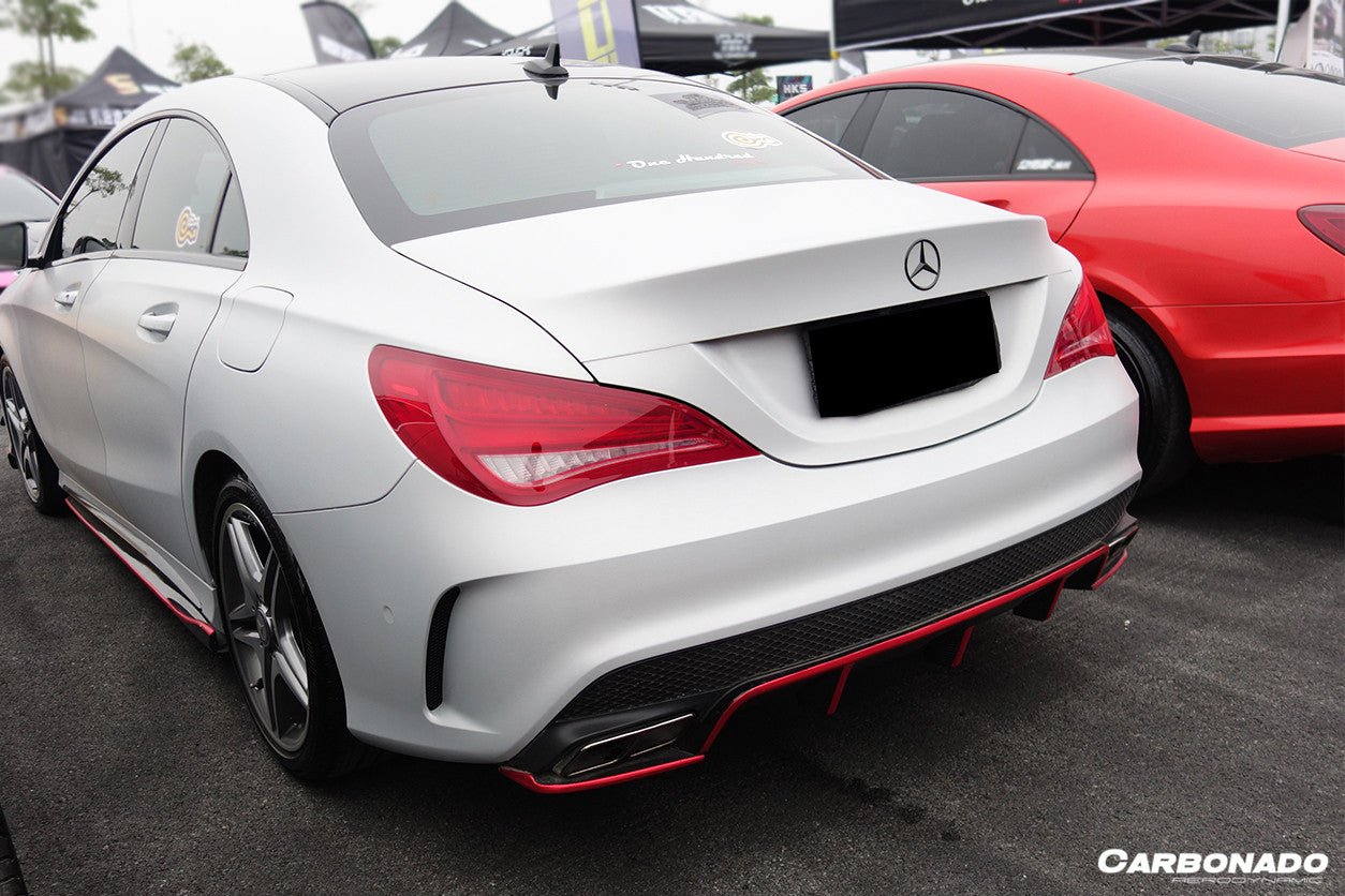 2013 - 2016 Mercedes Benz W117 CLA Sport / CLA45 AMG RZS Style Rear Diffuser