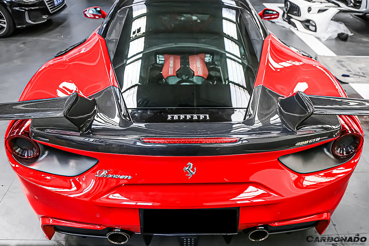 2015 - 2020 Ferrari 488 GTB MSY Style Trunk Spoiler