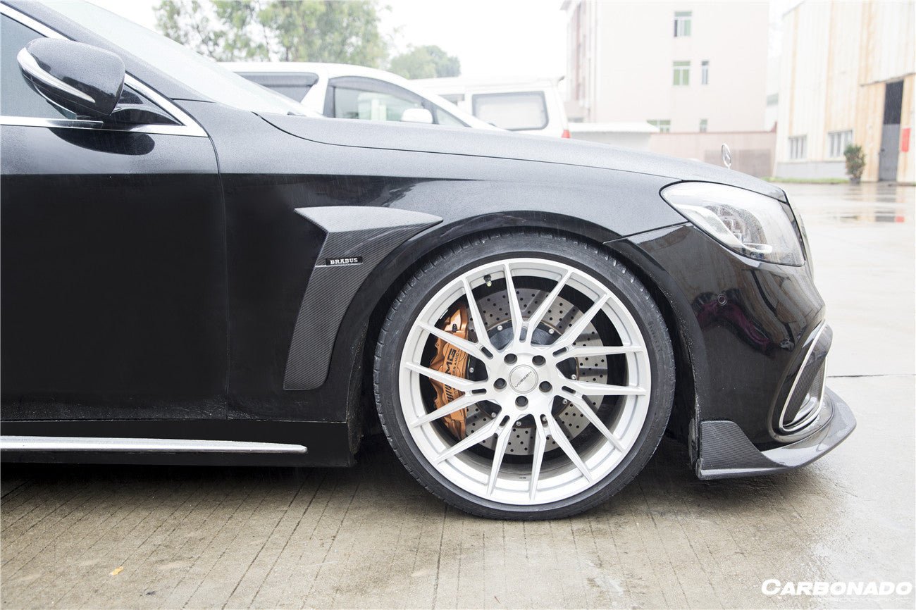 2017 - 2020 Mercedes Benz S63 W222 Sedan BRS Style Front Lip