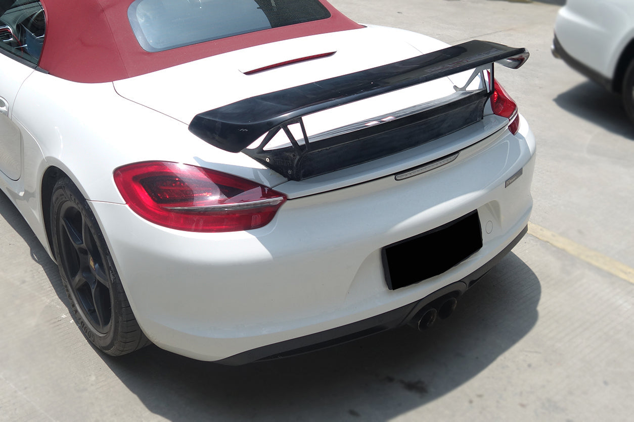 2012 - 2016 Porsche 981 Boxster TA Style Style Carbon Fiber Trunk Spoiler Wing