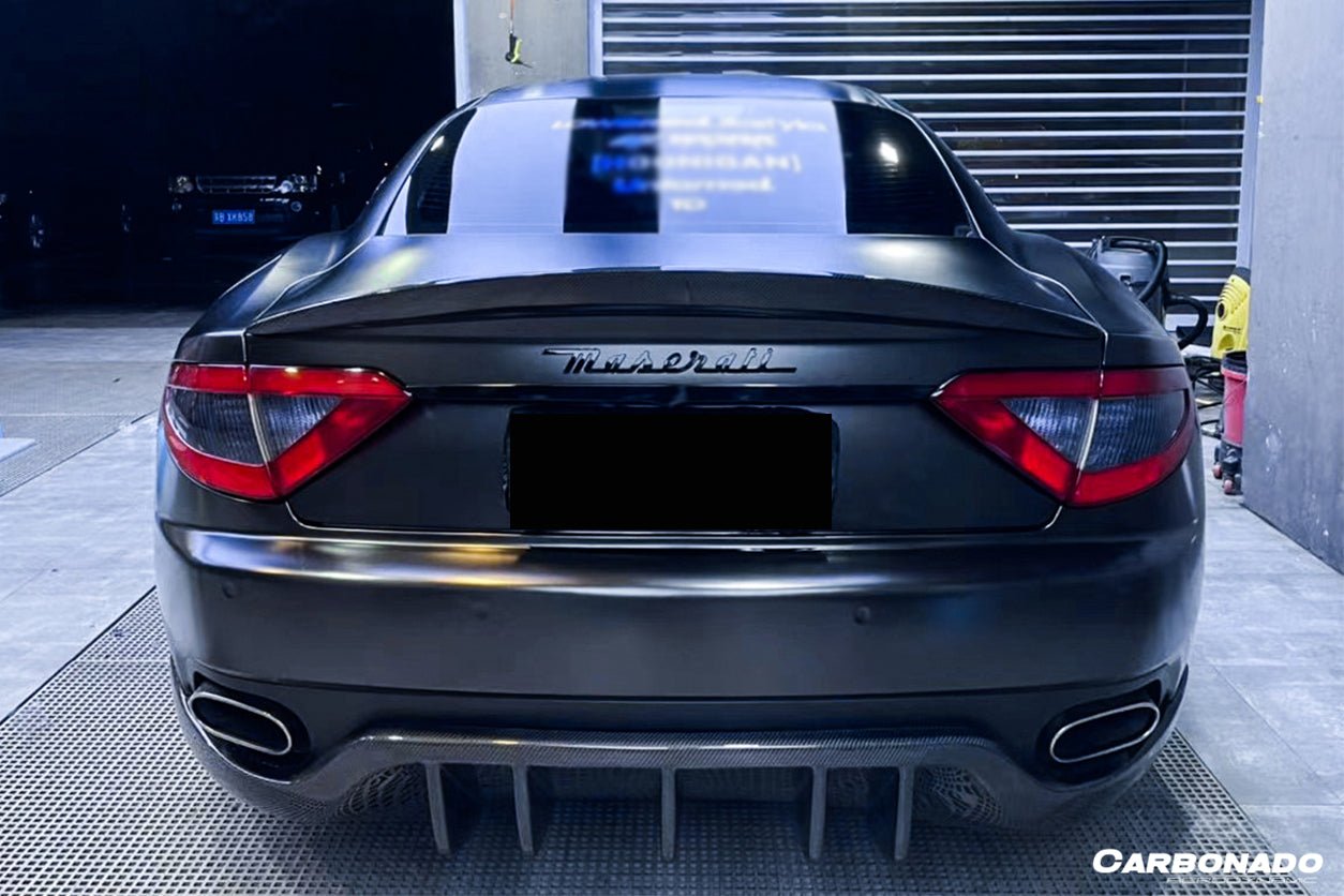 2008 - 2013 Maserati GranTurismo MC Style Carbon Fiber Rear Diffuser