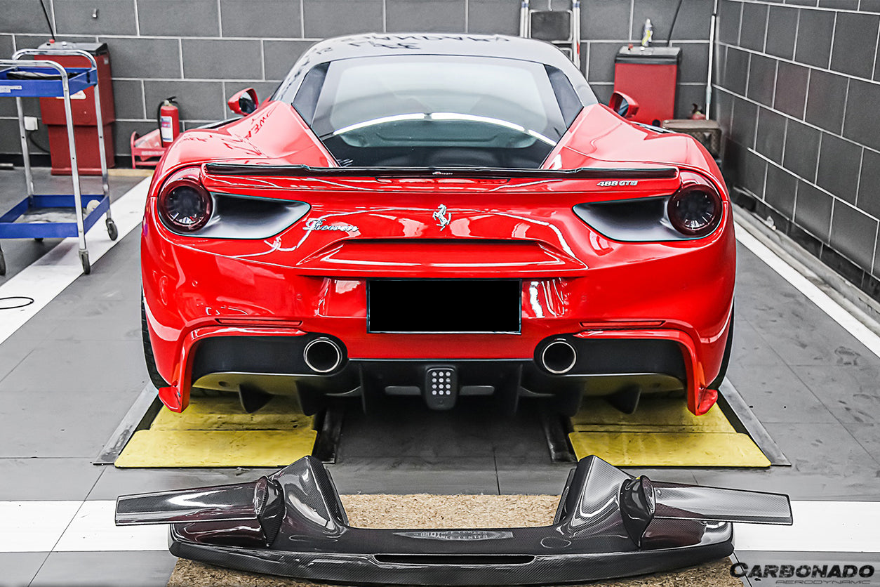 2015 - 2020 Ferrari 488 GTB MSY Style Trunk Spoiler