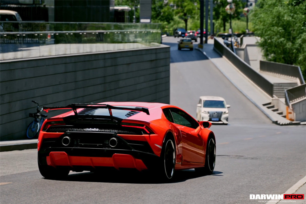 2019 - 2023 Lamborghini Huracan EVO OD Style Dry Carbon Trunk Spoiler Wing