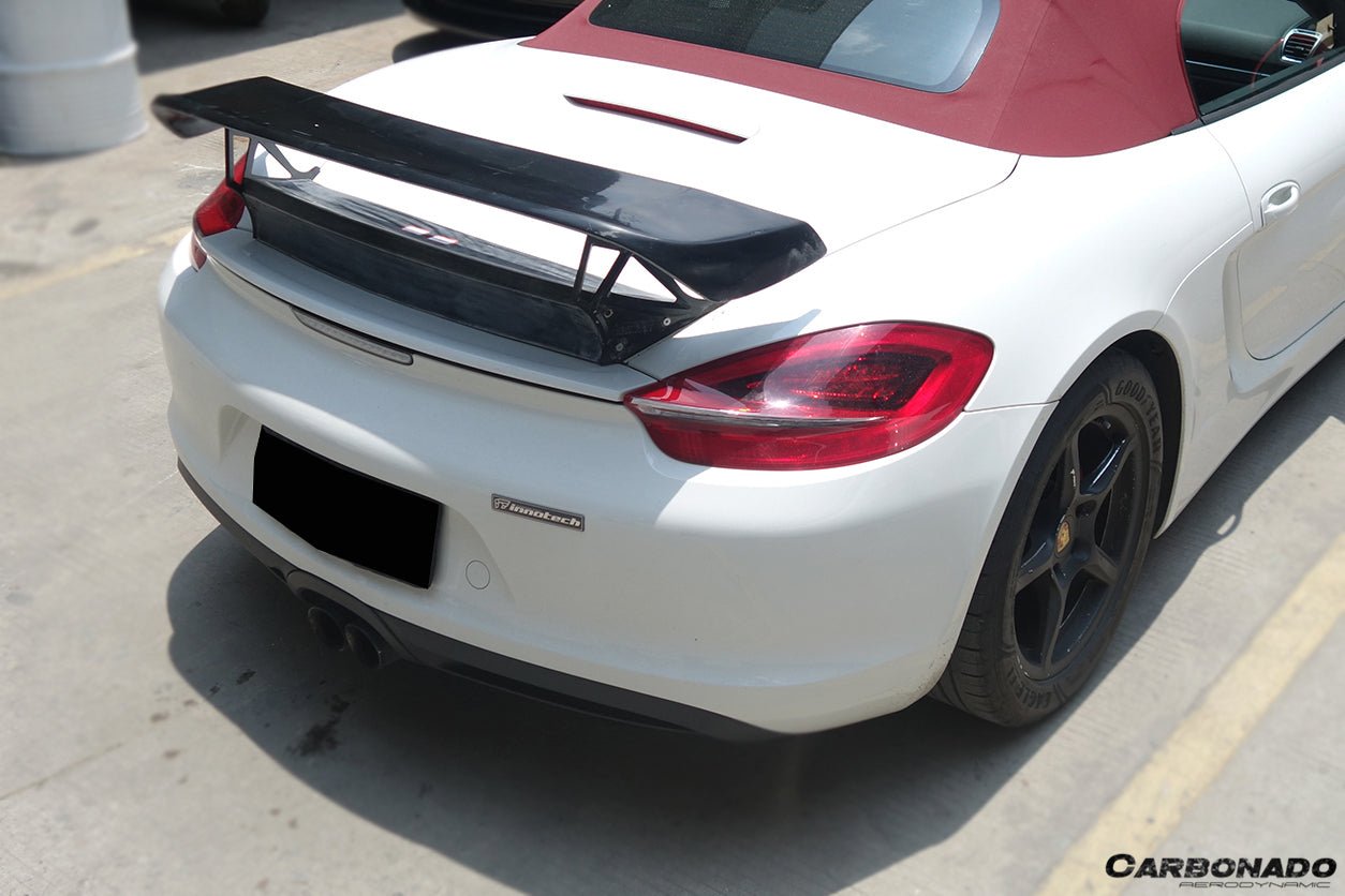 2012 - 2016 Porsche 981 Boxster TA Style Style Carbon Fiber Trunk Spoiler Wing