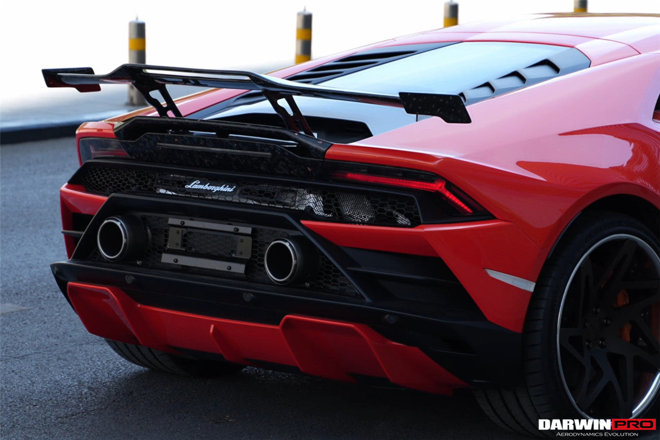 2019 - 2023 Lamborghini Huracan EVO OD Style Dry Carbon Trunk Spoiler Wing