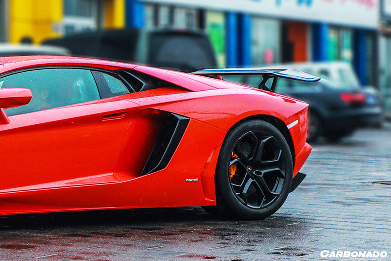 2011 - 2021 Lamborghini Aventador LP700 LP750 LP740 LP720 LP780 Coupe & Roadster DC Style Carbon Fiber Trunk Spoiler