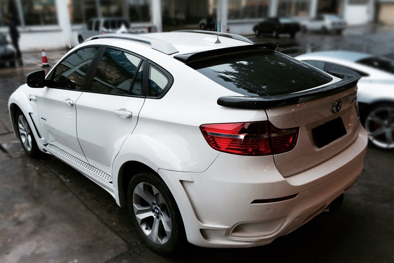 2009-2014 BMW E71 X6/X6M HM Style Carbon Fiber Trunk Spoiler