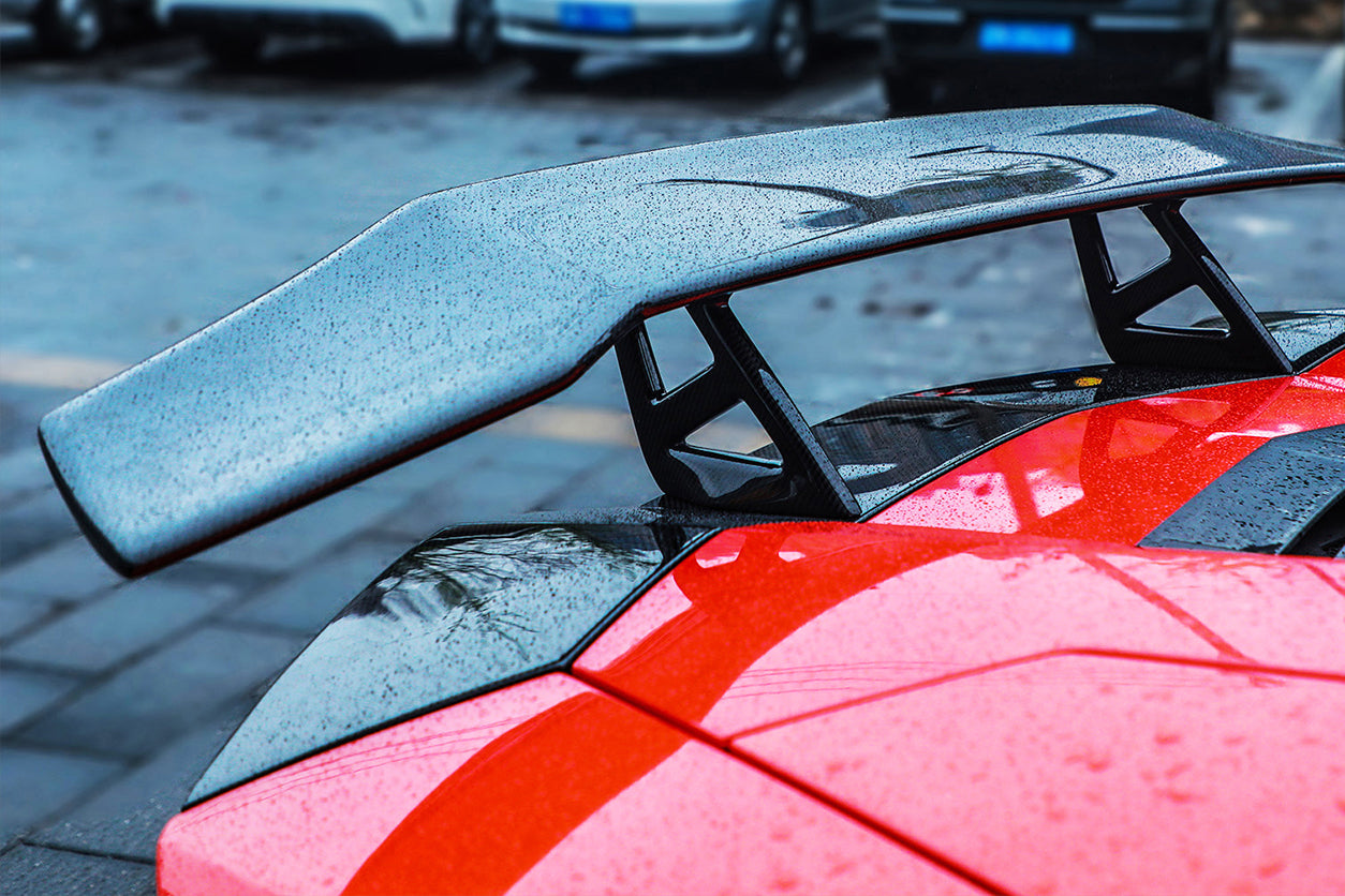 2011 - 2021 Lamborghini Aventador LP700 LP750 LP740 LP720 LP780 Coupe & Roadster DC Style Carbon Fiber Trunk Spoiler
