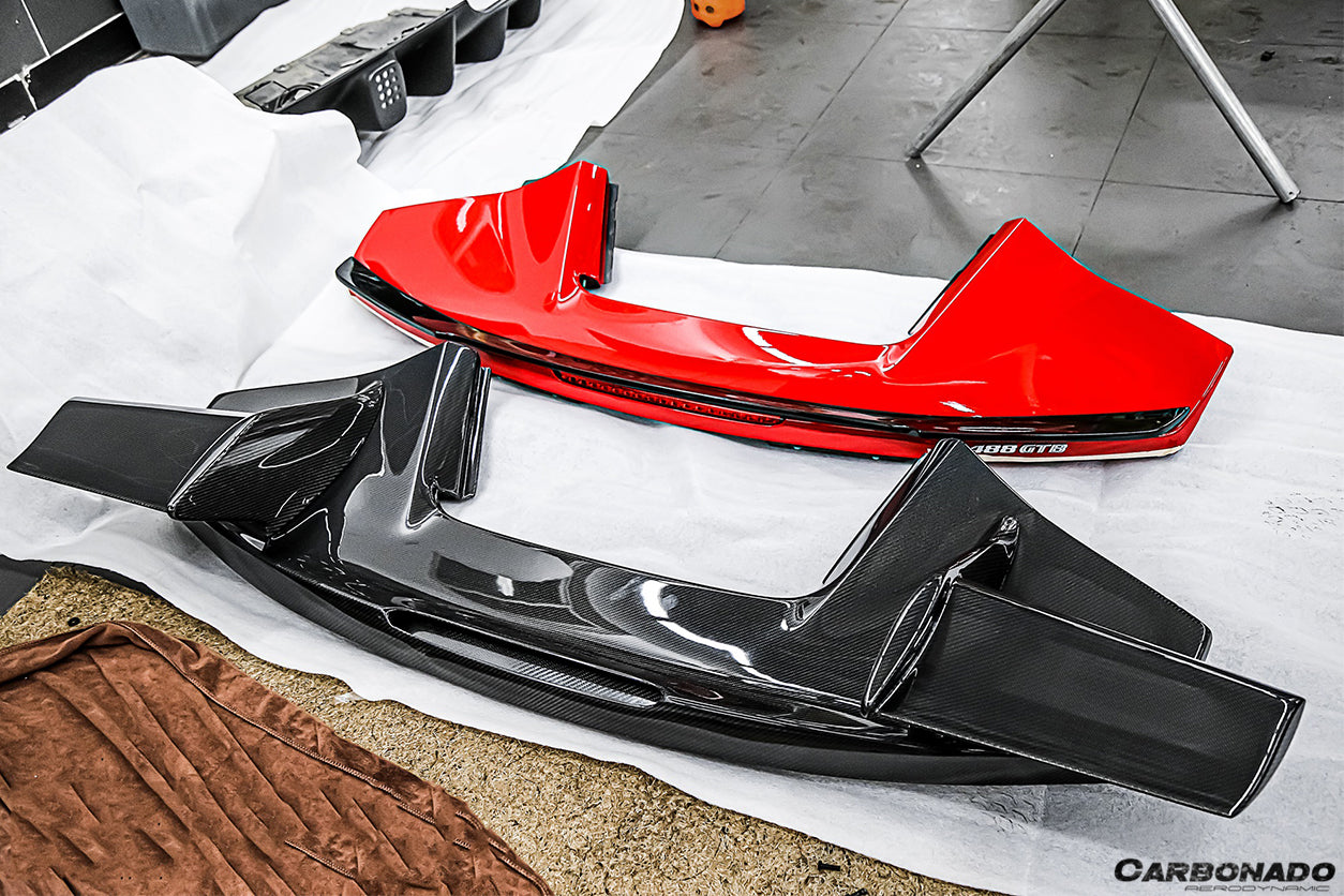 2015 - 2020 Ferrari 488 GTB MSY Style Trunk Spoiler