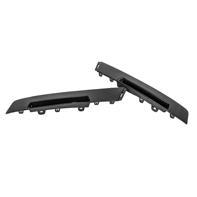 2009-15 Cadillac CTS-V Coupe Carbon Fiber Rear Bumper Insert Covers - Extreme Online Store