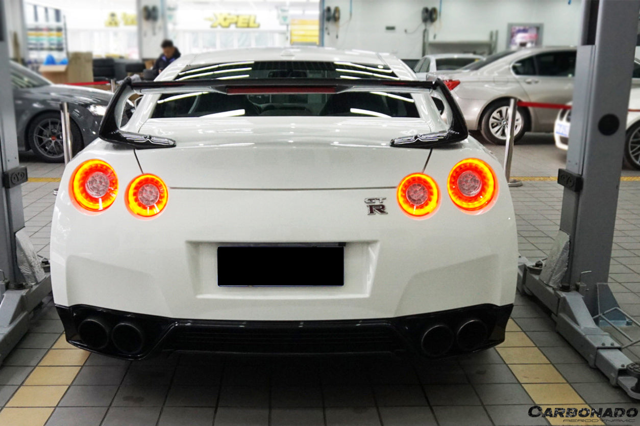 2008 - 2022 Nissan GTR R35 CBA/DBA/EBA AMS Style Trunk Spoiler