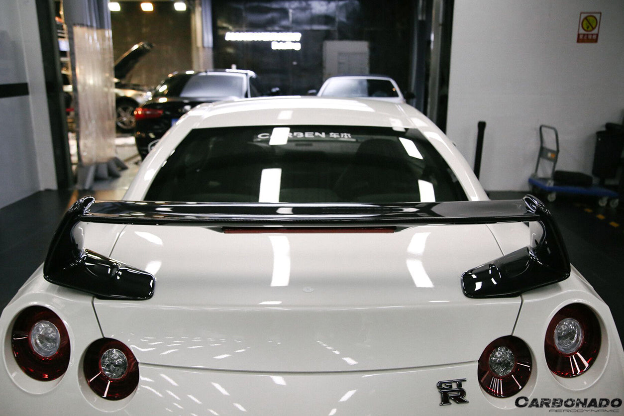 2008 - 2022 Nissan GTR R35 CBA/DBA/EBA AMS Style Trunk Spoiler