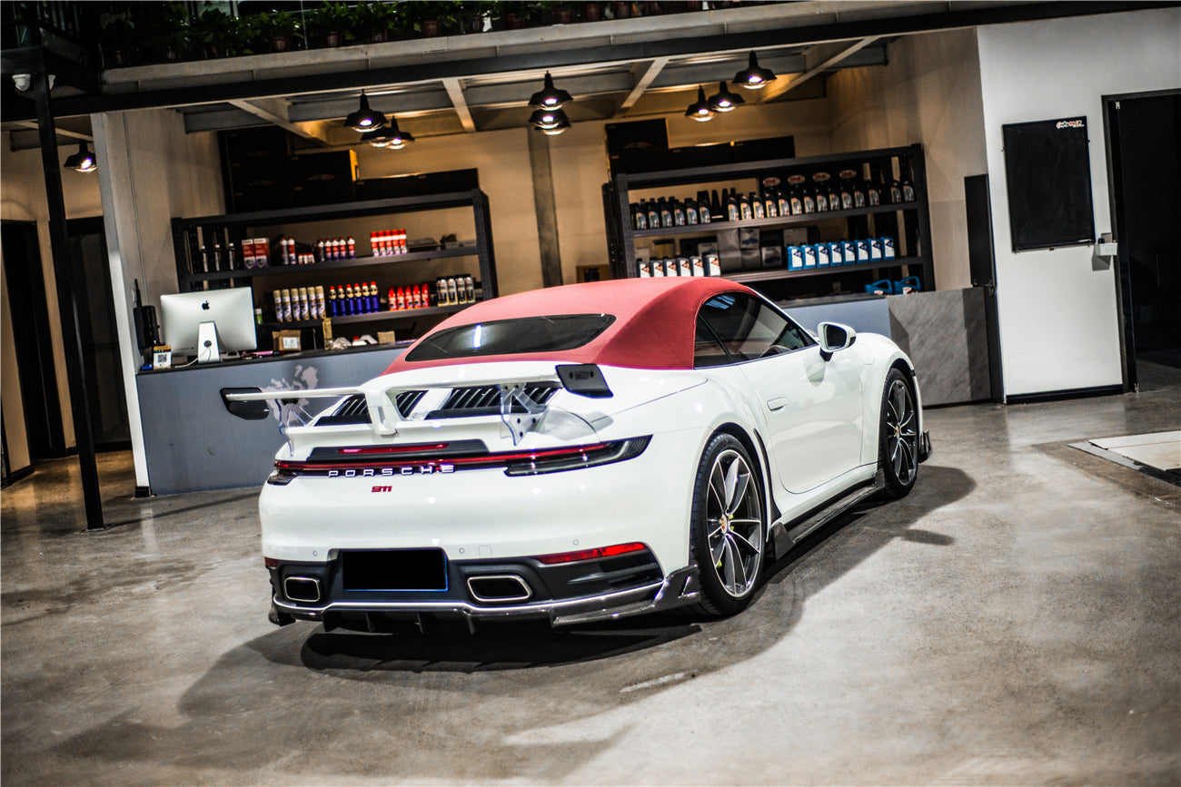 2019 - 2023 Porsche 911 992 Targa & Cabriolet TA Style Trunk Spoiler Wing