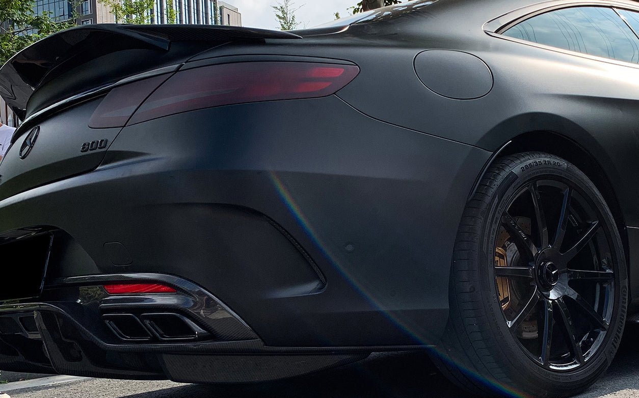 2014 - 2021 Mercedes Benz C217 S63/S65 AMG Coupe Carbon Fiber Rear Lip
