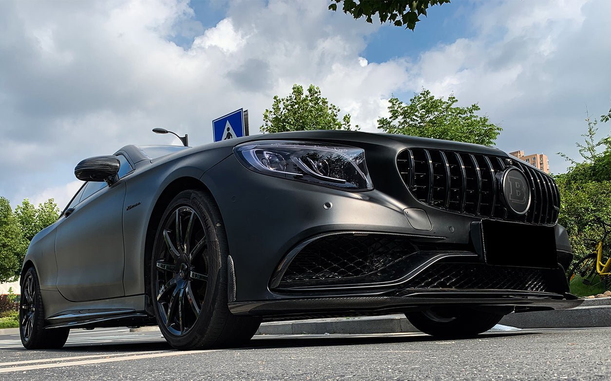 2014 - 2017 Mercedes Benz C217 S63/S65 AMG Coupe BKSS Style Carbon Fiber Front Lip