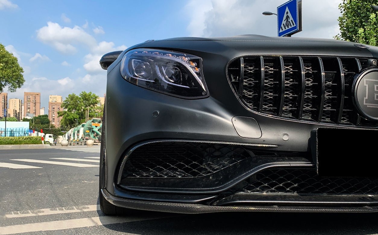 2014 - 2017 Mercedes Benz C217 S63/S65 AMG Coupe BKSS Style Carbon Fiber Front Lip
