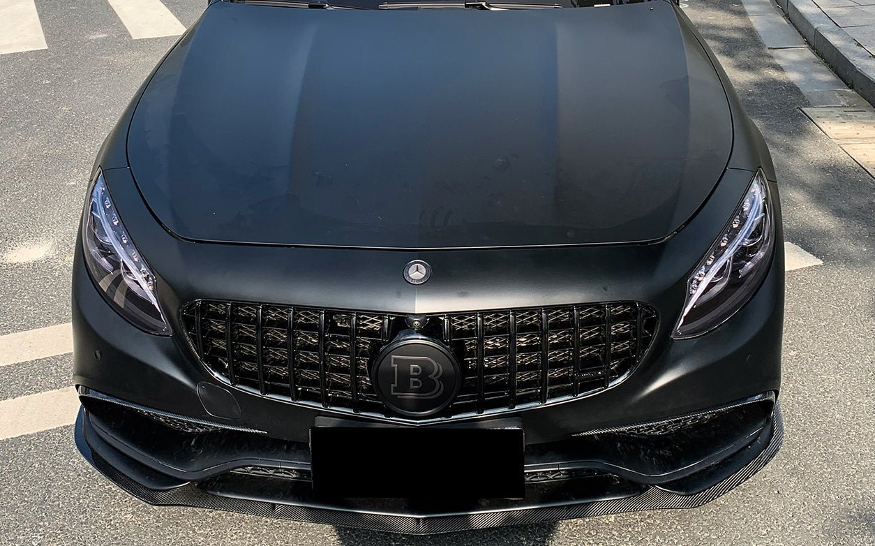 2014 - 2017 Mercedes Benz C217 S63/S65 AMG Coupe BKSS Style Carbon Fiber Front Lip