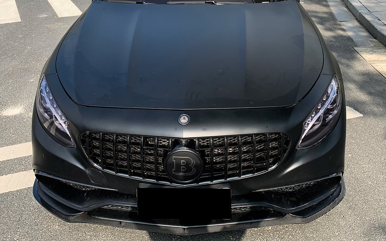 2014 - 2017 Mercedes Benz C217 S63/S65 AMG Coupe Carbon Fiber Front Canards
