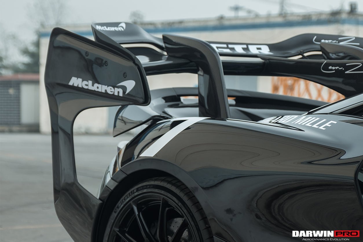 2017 - 2022 McLaren 720S Se²GTR Style Trunk Wing with Side Winglets