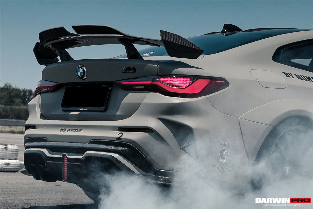 2021-2025 BMW M4 G82 & G83 BKSSII Style Rear Bumper with LED Light