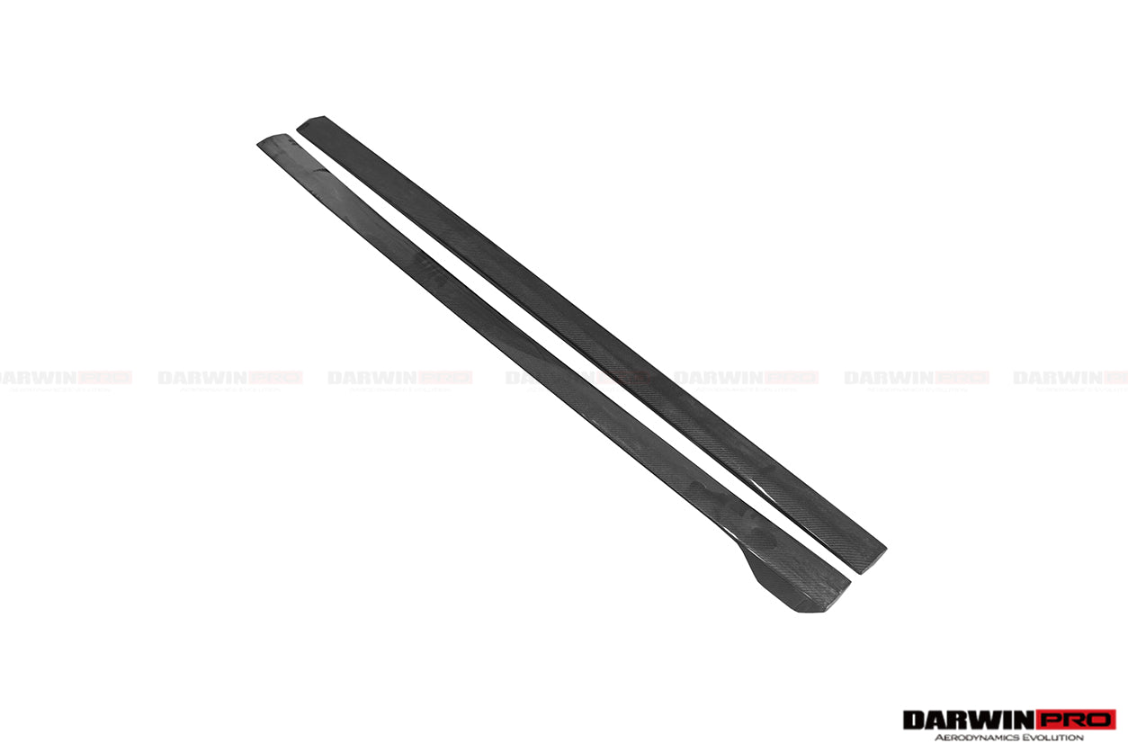 2019 - 2020 Audi RS3 BKSS Style Carbon Fiber Side Skirts Under Board