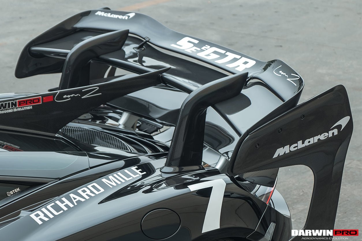 2017 - 2022 McLaren 720S Se²GTR Style Trunk Wing with Side Winglets