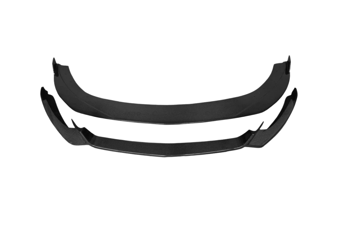 2015 - 2017 Ford Mustang HY Style Carbon Fiber Front Lip 2PCS