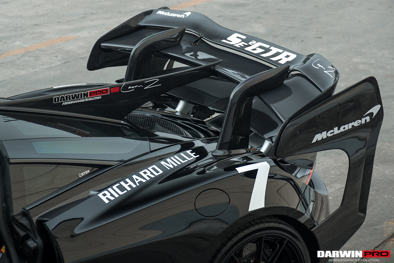 2017 - 2022 McLaren 720s Se²GTR Style Trunk Wing with Side Winglets