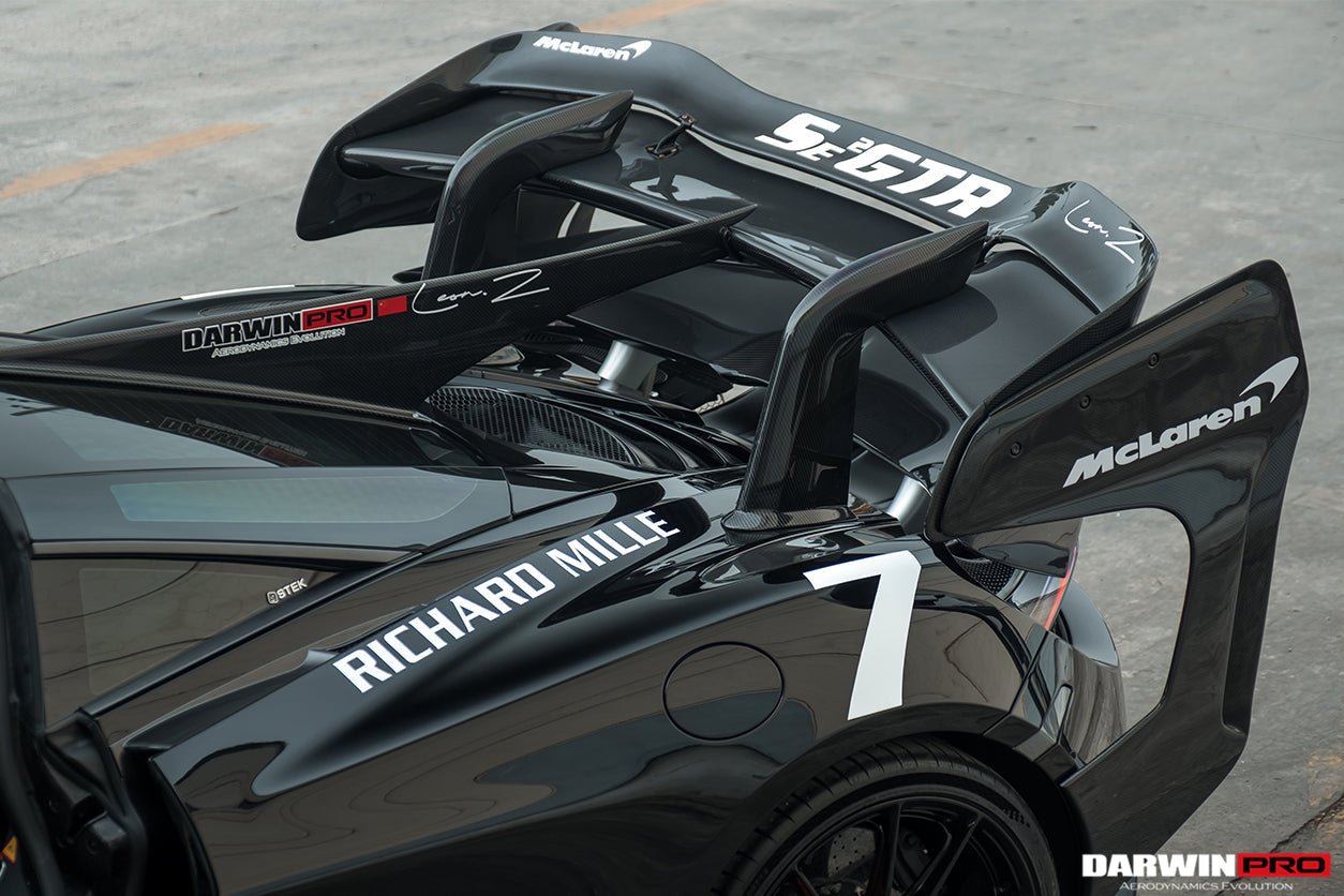 2017 - 2022 McLaren 720S Se²GTR Style Trunk Wing with Side Winglets