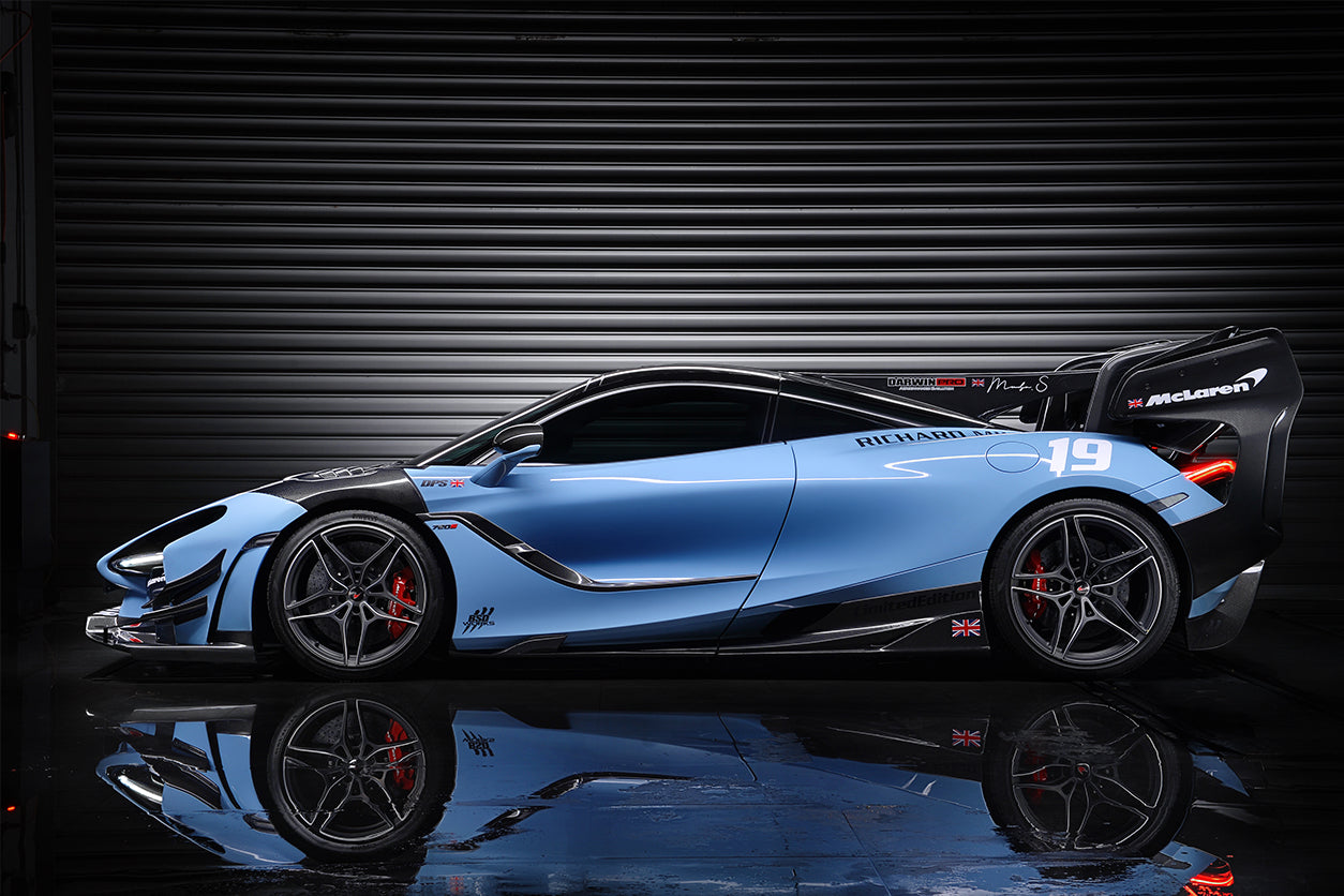 2017 - 2021 McLaren 720s Se²NWB Style Carbon Fiber Side Door Trims