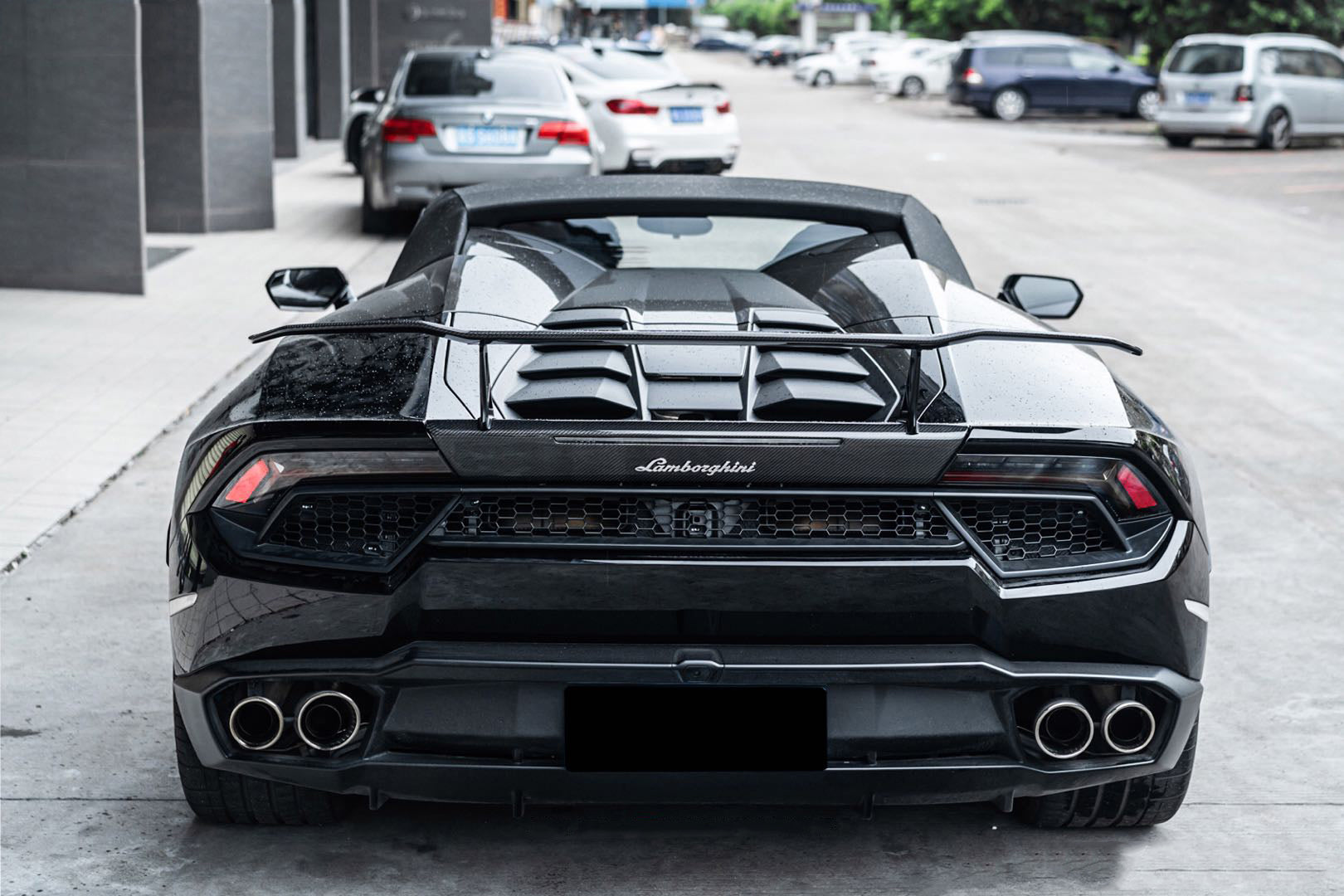 2015 - 2020 Lamborghini Huracan LP580 OE Style Carbon Rear Bumper Grille