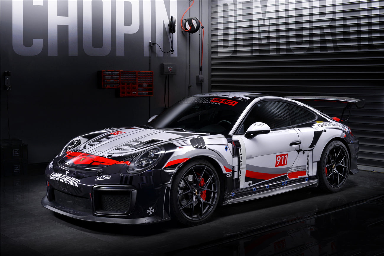 2016 - 2019 Porsche 911 991.2 Carrera S GT2RS-Style GT2RS Carbon Fiber Side Skirts