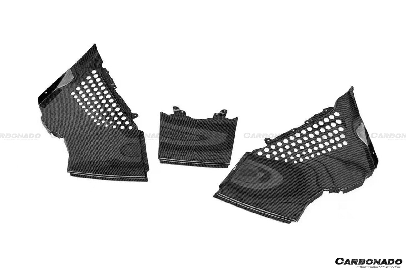 Ferrari SF90 Stradale OE Style Autoclave Carbon Fiber Cooling Mesh (2020+)