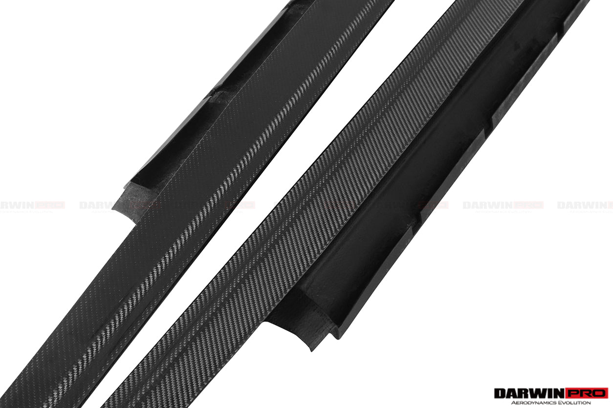 2008 - 2022 Nissan GTR R35 CBA/DBA ZEL Style Carbon Fiber Side Skirts