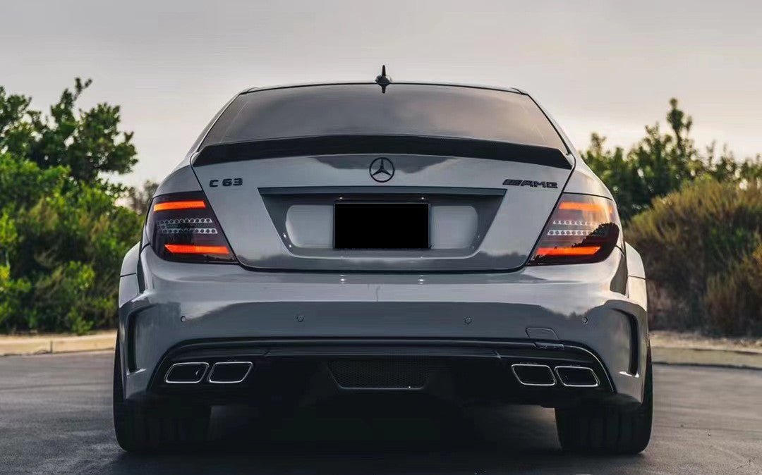 2012 - 2014 Mercedes Benz W204 C63 AMG Sedan BKSS Style Wide Full Body Kit