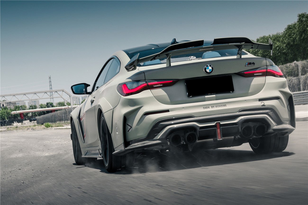 2021-2025 BMW M4 G82 & G83 BKSSII Style Rear Bumper with LED Light