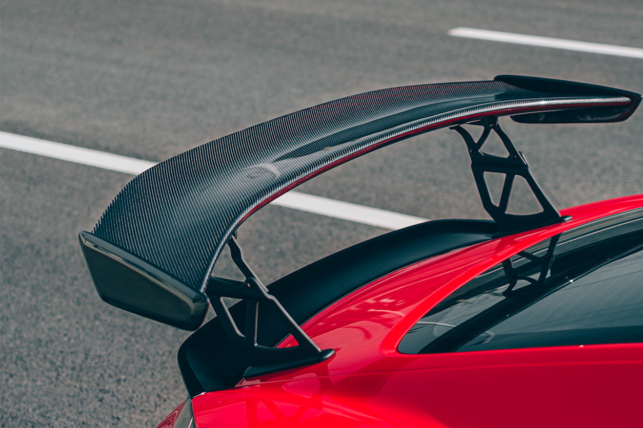 2016 - 2024 Porsche 718 Cayman & Boxster BKSS Style Carbon Fiber Trunk Spoiler