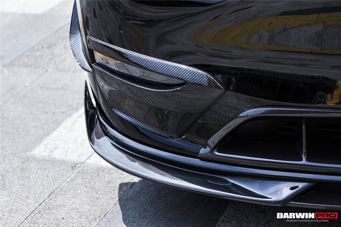 2020 - 2023 Tesla Model Y IMP Performance Carbon Fiber Front  Bumper Canards