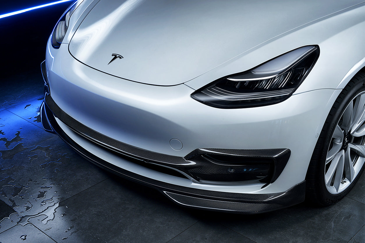 2017 - 2023 Tesla Model 3 IMP Performance Carbon Fiber Middle Front Lip