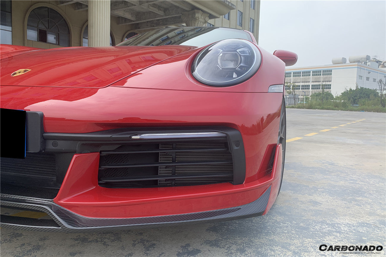 2019 - 2023 Porsche 911 992 Carrera & Targa & S & 4 & 4S & Cabriolet WP Style Dry Carbon Front Lip