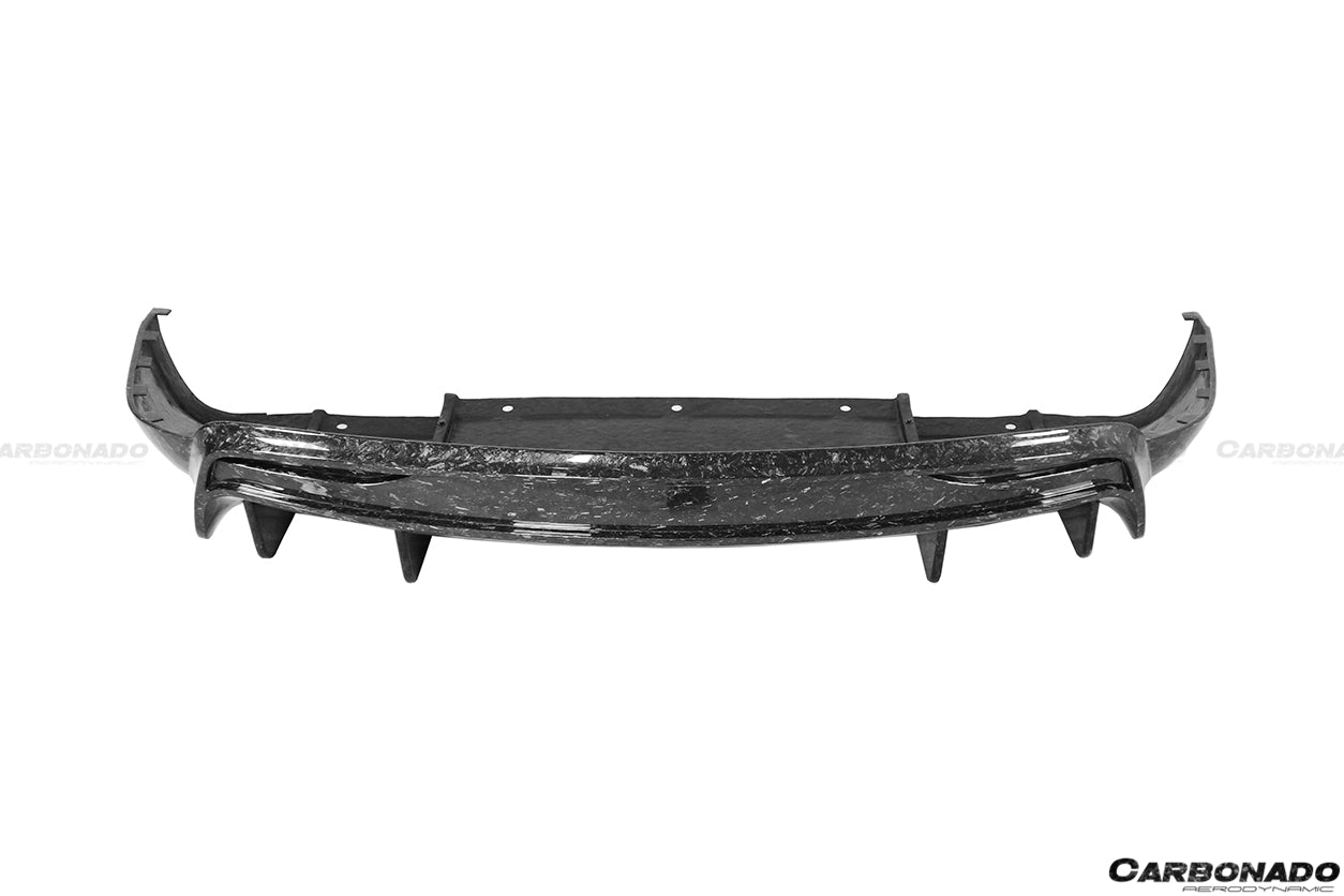 2016 - 2018 Tesla Model X SUV RZS Style Carbon Fiber Rear Diffuser